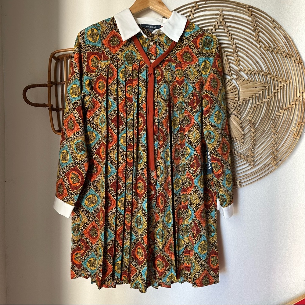 ModCloth Can't Stop The Pleat Shift Dress | Size S | NWT